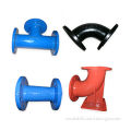 Ductile Iron Flanged Pipe Fittings, Available in Various Packaging Ways, Coating and Standards